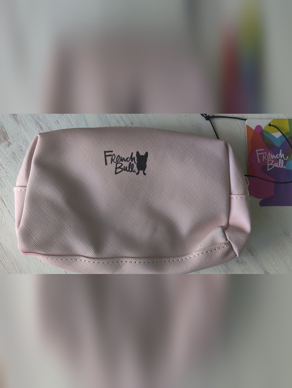 French Bull Pink 'Looking Good' Daisy Cosmetic Pouch - Picture 4 of 7